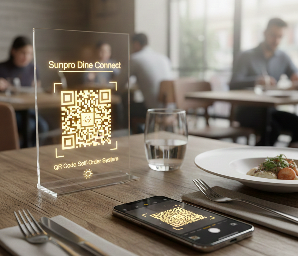 QR code self ordering system integrated with restaurant POS Singapore